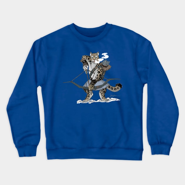 Sno-Leppard Crewneck Sweatshirt by MTadena81